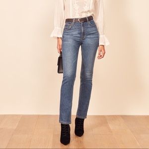 Reformation Liza High Rise Straight Jeans